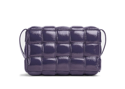 Bottega Veneta Padded Cassette Intrecciato Raisin