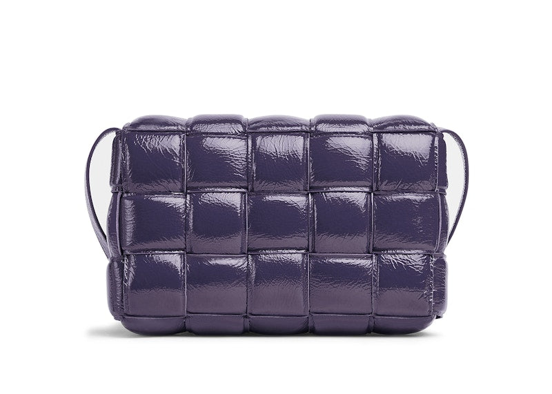 Bottega Veneta Padded Cassette Intrecciato Raisin