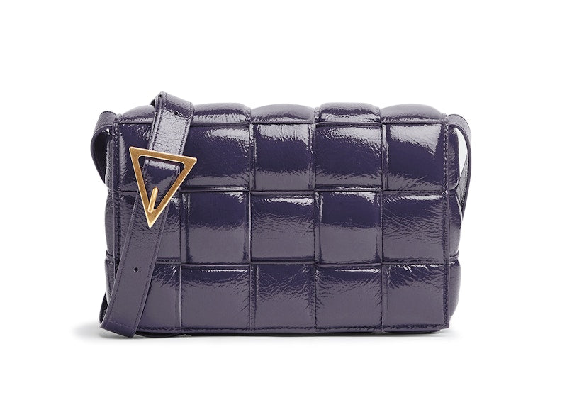 Bottega Veneta Padded Cassette Intrecciato Raisin
