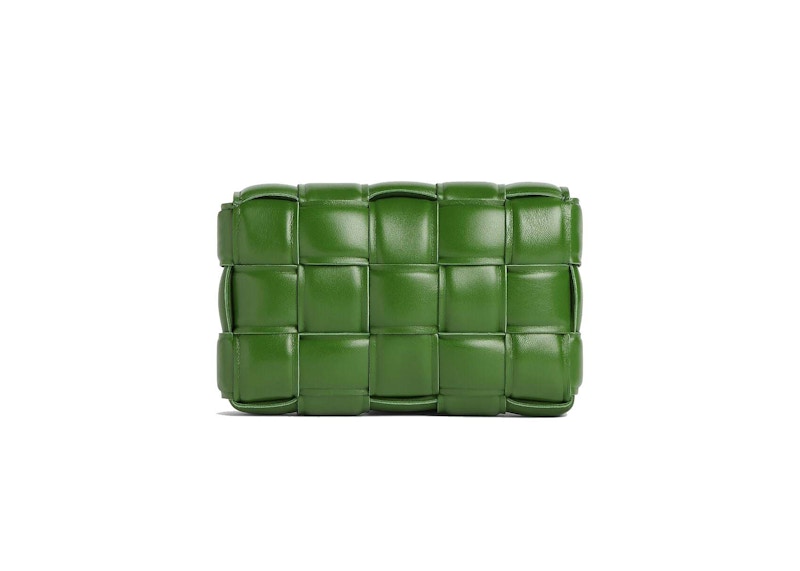 Bottega Veneta Padded Cassette Small Intreccio Avocado
