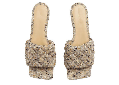 Bottega Veneta Padded Flat Sandal Camel Fabric (Women's)