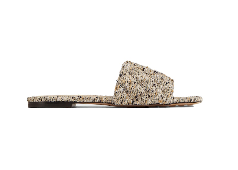 Bottega Veneta Padded Flat Sandal Camel Fabric (Women's)