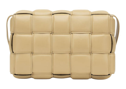 Bottega Veneta Padded Intreccio Cassette Crossbody Bag Porridge