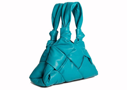 Bottega Veneta Padded Shoulder Bag Blue