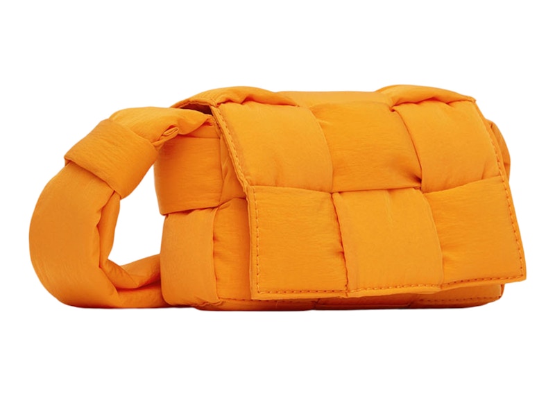 Bottega Veneta Padded Tech Cassette Tangerine