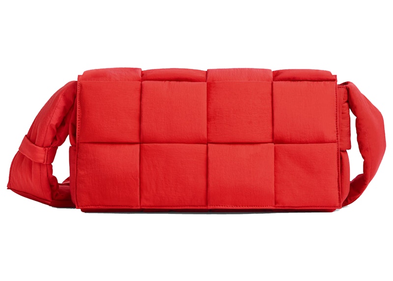 Bottega Veneta Padded Tech Cassette Tomato