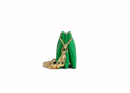 Bottega Veneta Parakeet Chain Pouch Green