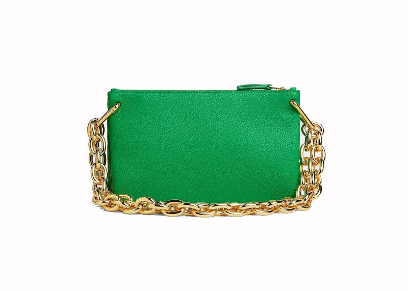 Bottega Veneta Parakeet Chain Pouch Green
