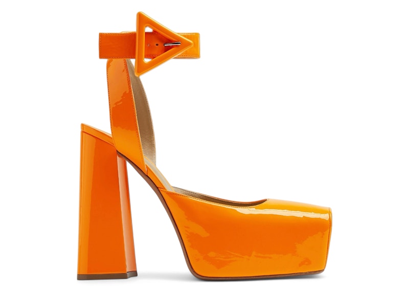 Bottega Veneta Platform Tower Pumps Orange (Women's)