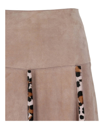 Bottega Veneta Pleated Mini Skirt Rose Quartz