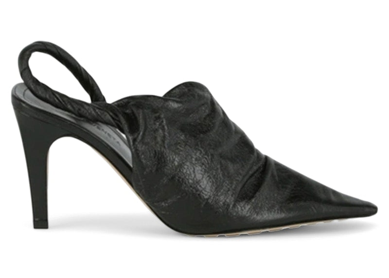 Bottega Veneta Pointed Toe Mules Black (Women's)