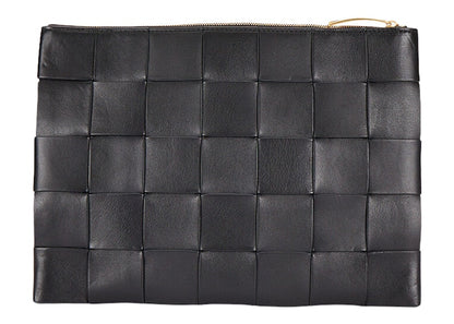 Bottega Veneta Pouch Medium Intreccio Black