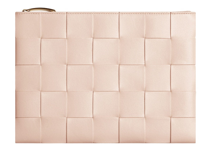 Bottega Veneta Pouch Medium Intreccio Melon Washed
