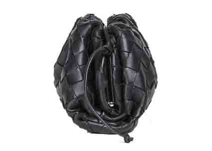 Bottega Veneta Pouch Mini Intrecciato Black