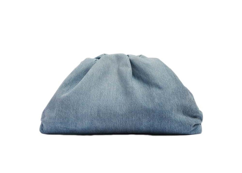 Bottega Veneta Pouch Teen Blue Denim
