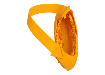 Bottega Veneta Punch Recyclable Rubber Tangerine