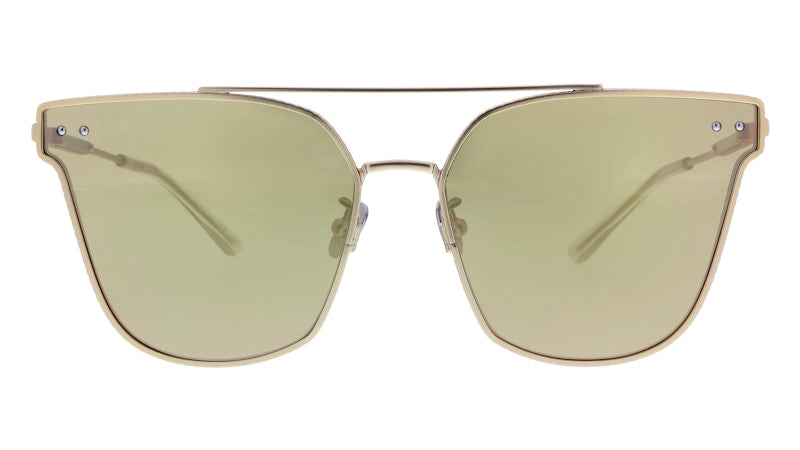 Bottega Veneta Rectangle Sunglasses Gold/Pink (BV0140S-004)