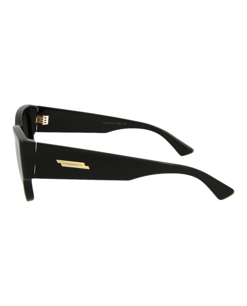 Bottega Veneta Rectangle Sunglasses Havana/Havana/Grey (BV1026S-30008355-001)