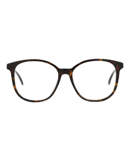 Bottega Veneta Round-Frame Acetate Optical Frames Avana Bronze Transparent (BV0137O-30001681-002)