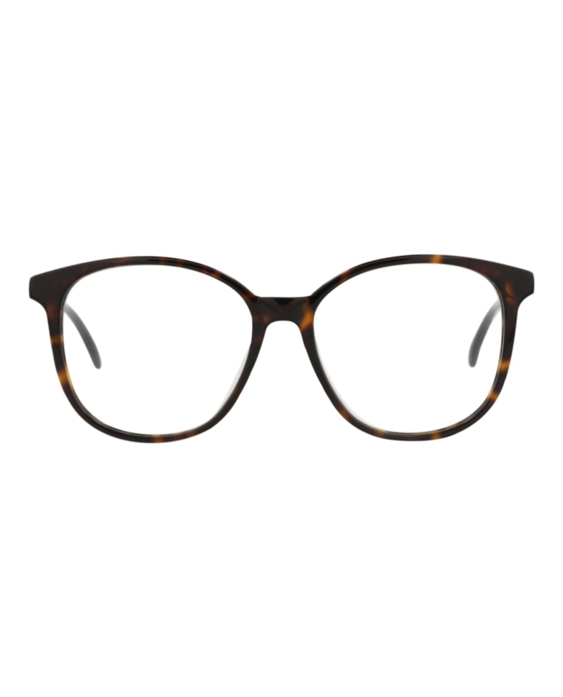 Bottega Veneta Round-Frame Acetate Optical Frames Avana Bronze Transparent (BV0137O-30001681-002)
