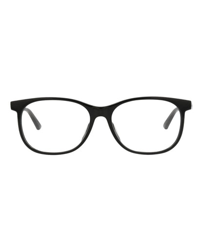 Bottega Veneta Round-Frame Acetate Optical Frames Black Black Transparent (BV1025OA-30008302-001)