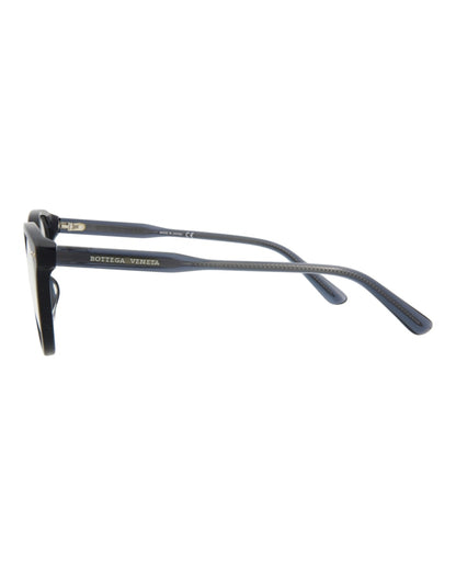 Bottega Veneta Round-Frame Acetate Optical Frames Blue Blue Transparent (BV0195O-30003002-003)
