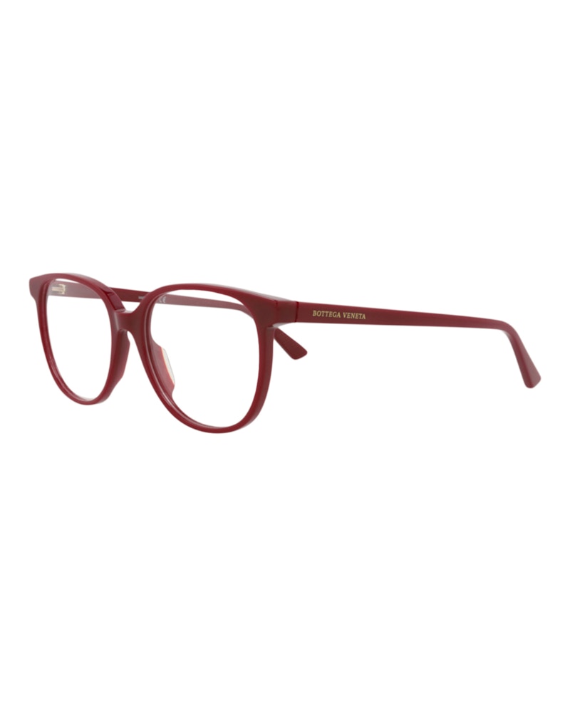 Bottega Veneta Round-Frame Acetate Optical Frames Burgundy Burgundy Transparent (BV1023O-30008300-003)