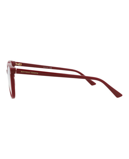 Bottega Veneta Round-Frame Acetate Optical Frames Burgundy Burgundy Transparent (BV1023O-30008300-003)