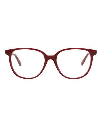 Bottega Veneta Round-Frame Acetate Optical Frames Burgundy Burgundy Transparent (BV1023O-30008300-003)