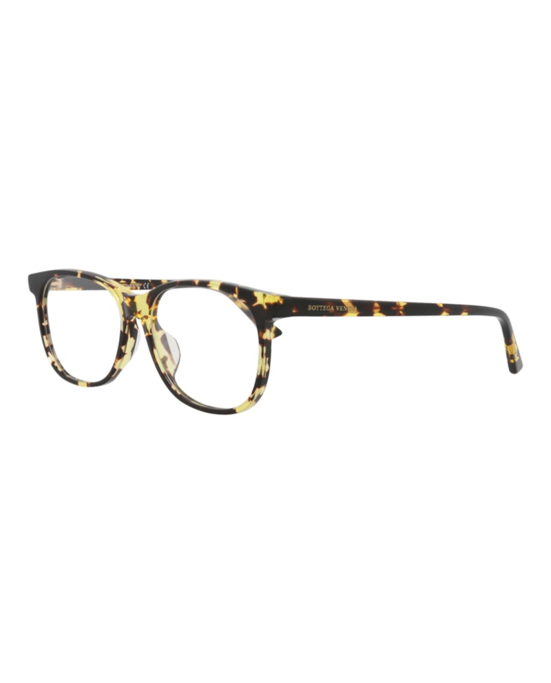 Bottega Veneta Round-Frame Acetate Optical Frames Havana Havana Transparent (BV1025OA-30008302-002)