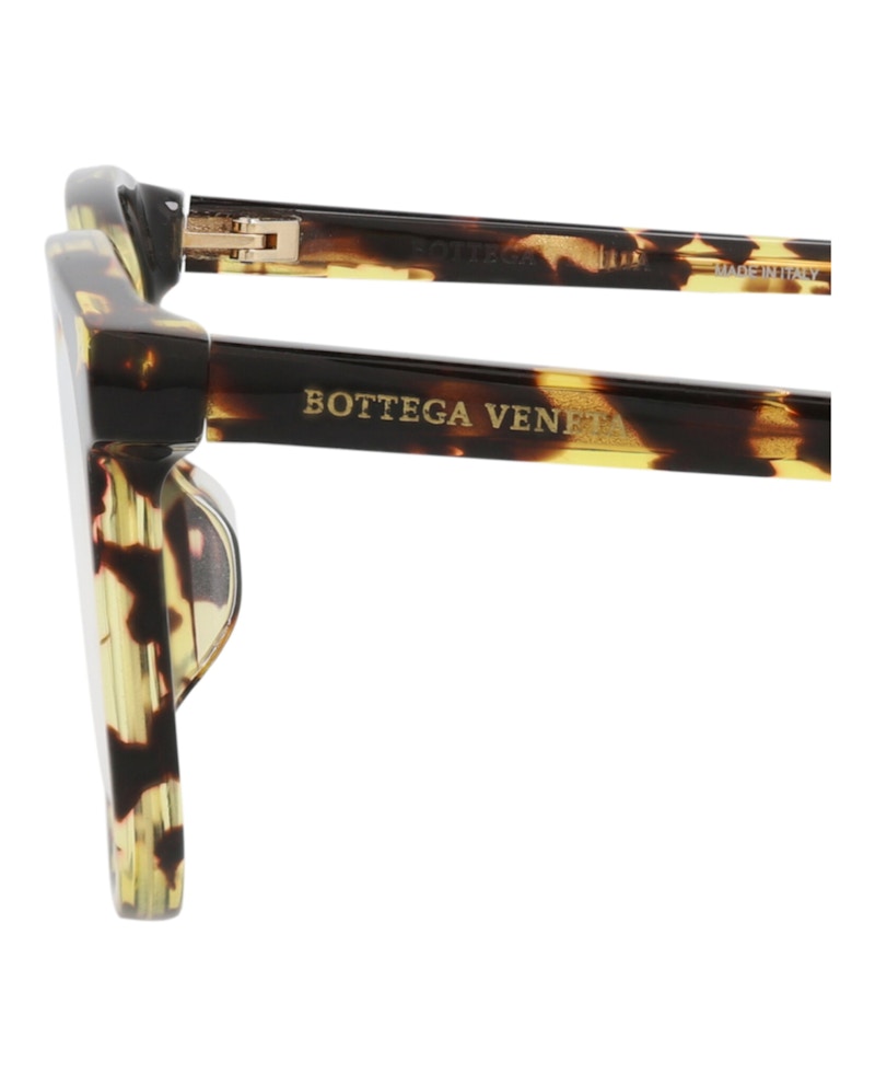 Bottega Veneta Round-Frame Acetate Optical Frames Havana Havana Transparent (BV1025OA-30008302-002)