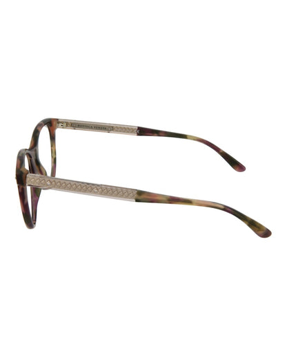 Bottega Veneta Round-Frame Acetate Optical Frames Havana Nude (BV0129O-30001667-003)