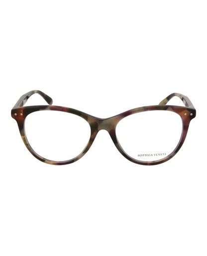 Bottega Veneta Round-Frame Acetate Optical Frames Havana Nude (BV0129O-30001667-003)