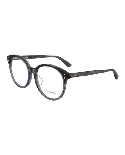 Bottega Veneta Round-Frame Acetate Optical Glasses Optical Frames Grey Grey Transparent (BV0176OA-30002496-001)