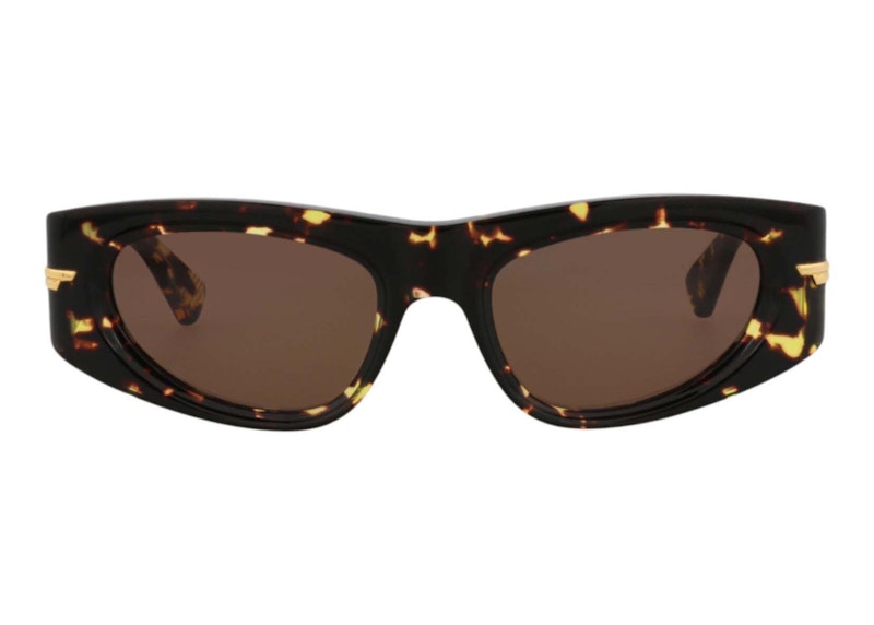 Bottega Veneta Round-Frame Acetate Sunglasses Havana/Brown (BV1144S-30013135-002-20355)