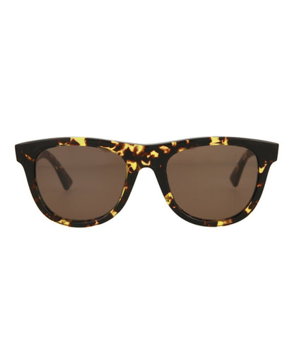Bottega Veneta Round-Frame Acetate Sunglasses Havana Havana Brown (BV1001S-30007848-002)