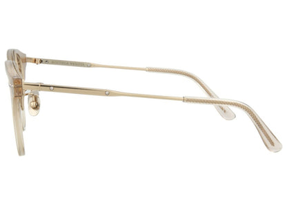 Bottega Veneta Round-Frame Acetate Sunglasses Nude/Gold/Transparent (BV0144O-30001689-004)