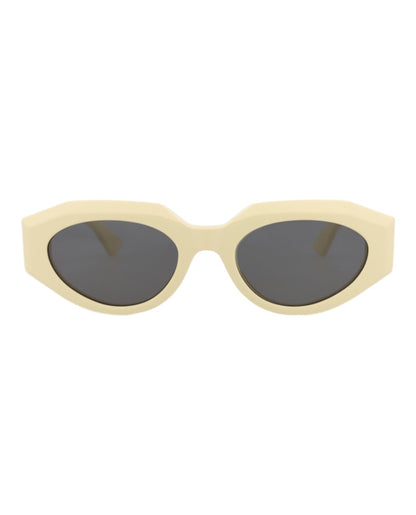 Bottega Veneta Round-Frame Acetate Sunglasses Yellow Yellow Grey (BV1031S-30008523-006)