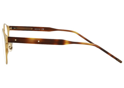 Bottega Veneta Round-Frame Aluminium Sunglasses Bronze/Havana/Transparent (BV0180O-30002475-003)