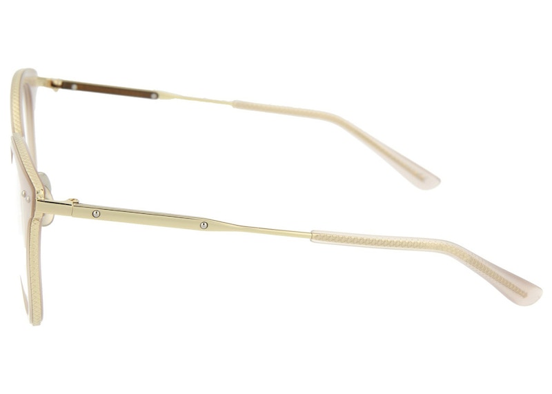 Bottega Veneta Round-Frame Optical Frames Shiny Opal/Pink Shine (BV0066O-30000546-004)