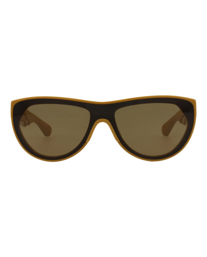 Bottega Veneta Round Oval Sunglasses Yellow/Yellow/Brown (BV1234S-30014284-003)