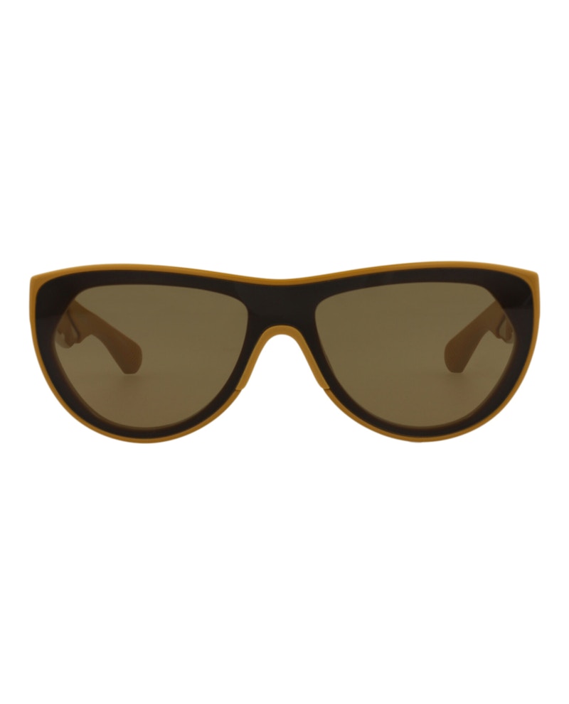 Bottega Veneta Round Oval Sunglasses Yellow/Yellow/Brown (BV1234S-30014284-003)