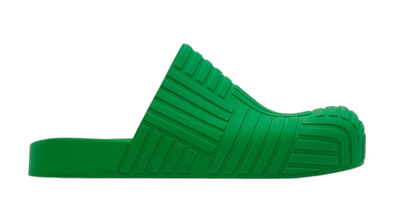 Bottega Veneta Rubber Clog Slide Parakeet