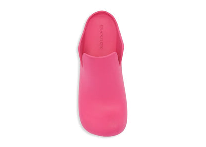 Bottega Veneta Rubber Flash Clogs Cranberry
