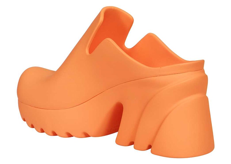 Bottega Veneta Rubber Flash Mules Orange (Women's)