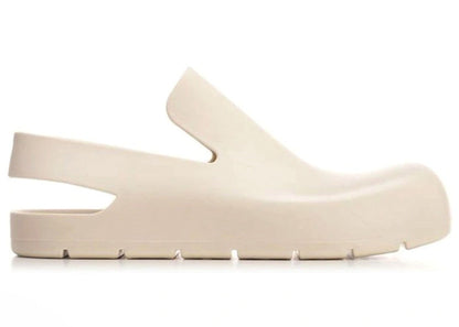 Bottega Veneta Rubber Slingback Puddle Shoe White (Women's)