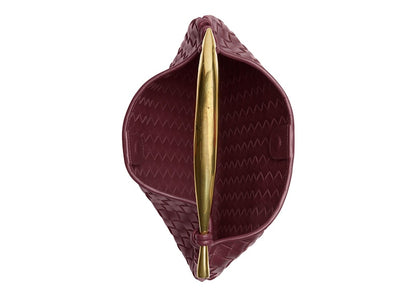 Bottega Veneta Sardine Intrecciato Top Handle Small Barolo