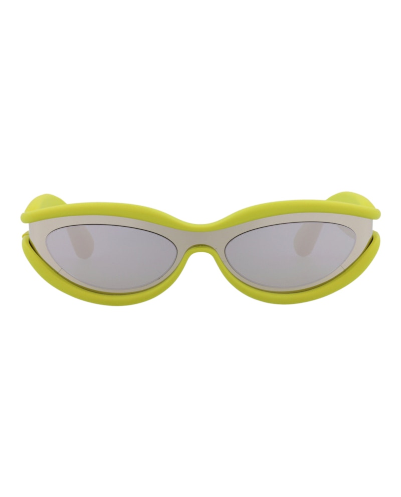 Bottega Veneta Shield Sunglasses Silver/Silver/Silver (BV1211S-30014364-001)