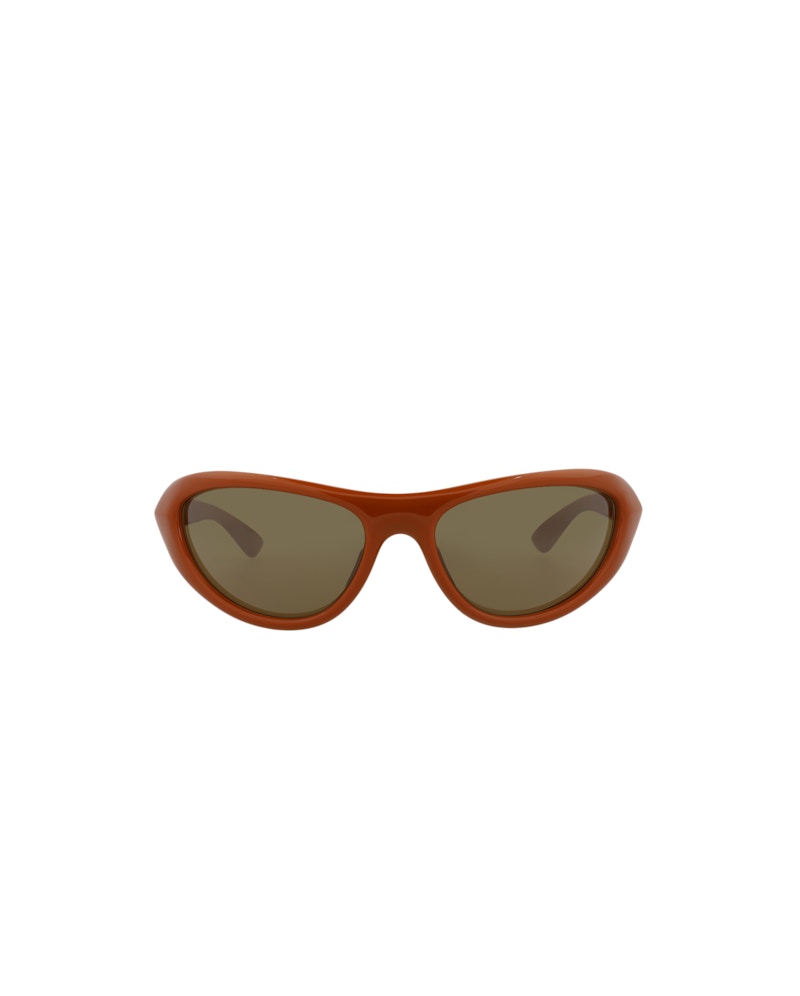 Bottega Veneta Shield Wrap Sunglasses Brown/Brown/Bronze (BV1247S-30014486-006)