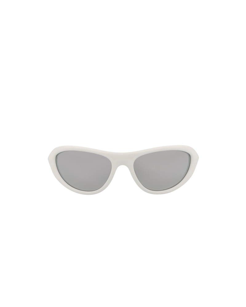 Bottega Veneta Shield Wrap Sunglasses White/White/Silver (BV1247S-30014486-005)